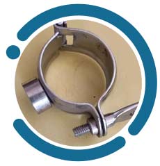 304 SS Pipe Clamps