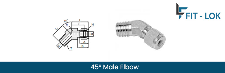 45° Male Elbow