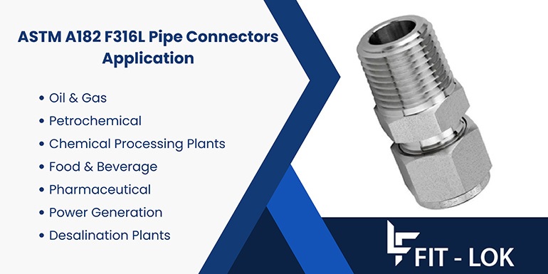 ASTM A182 F316L pipe connectors Application