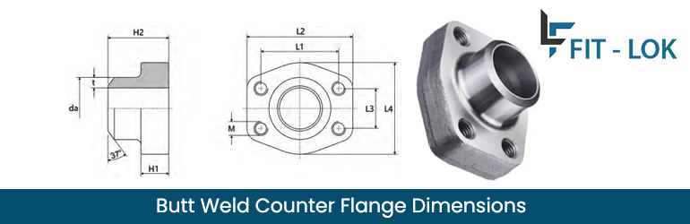 Butt Weld Counter Flange Dimensions