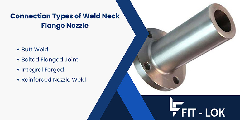 Connection types of Weld neck flange nozzle