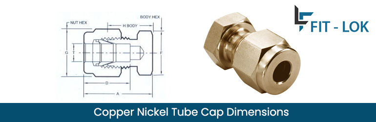 Copper Nickel Tube Cap Dimensions