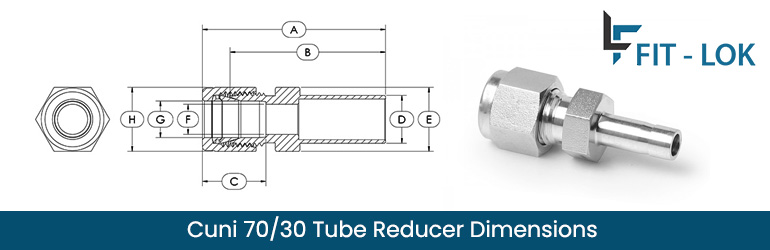 Cuni 70/30 Tube Reducer Dimensions Cuni 70/30 Tube Reducer Dimensions