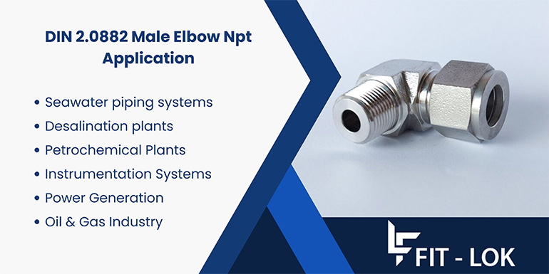 DIN 2.0882 Male Elbow Npt Application DIN 2.0882 Male Elbow Npt Application