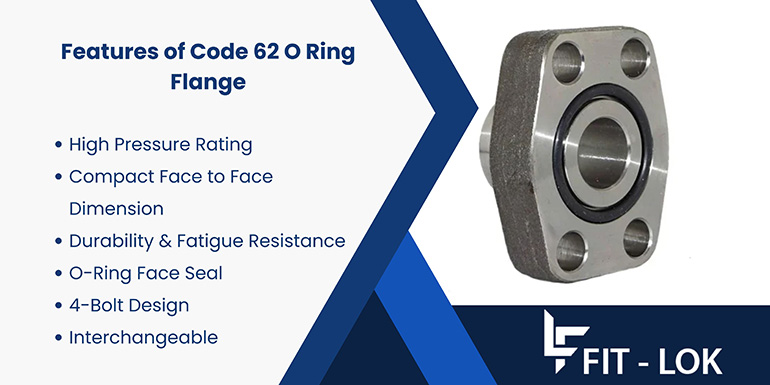 Features of Code 62 O Ring Flange