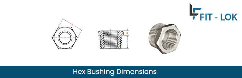 Hex bushing dimensions