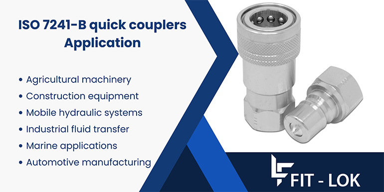 ISO 7241-B quick couplers Application