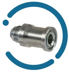 SAE butt weld adapter with o-ring