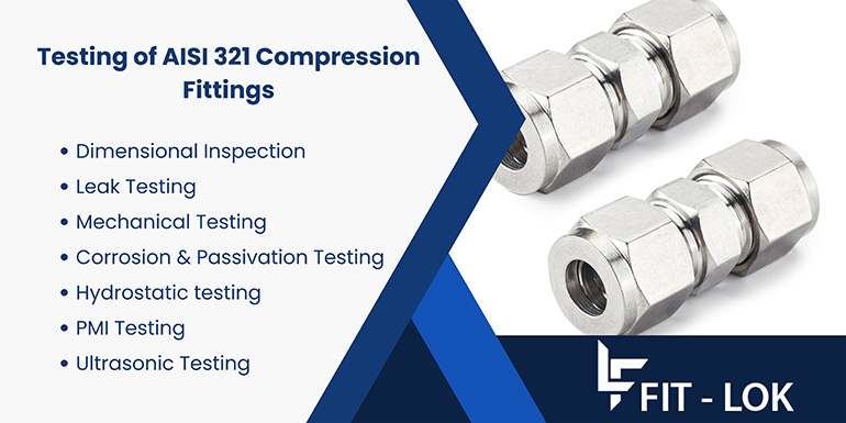 Testing of AISI 321 Compression fittings Testing of AISI 321 Compression fittings