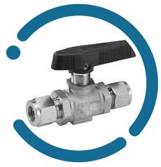 UNS R50400 Instrument Ball Valve