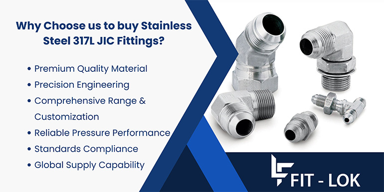 Why Choose us to buy Stainless Steel 317L JIC Fittings Why Choose us to buy Stainless Steel 317L JIC Fittings