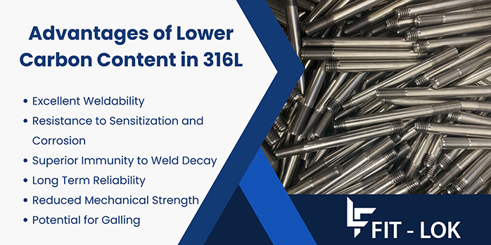 Advantages of Lower Carbon Content in 316L
